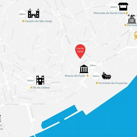 Romantic Alfama Getaway * Lizbona